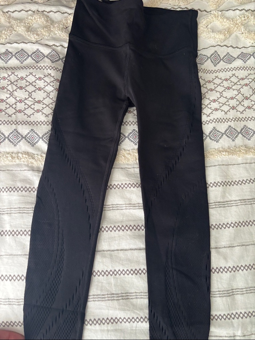 lululemon athletica Black Seamless High-Waist Leggings